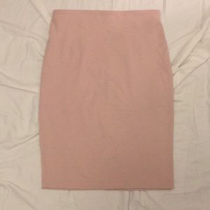 Blush pencil skirt - 8